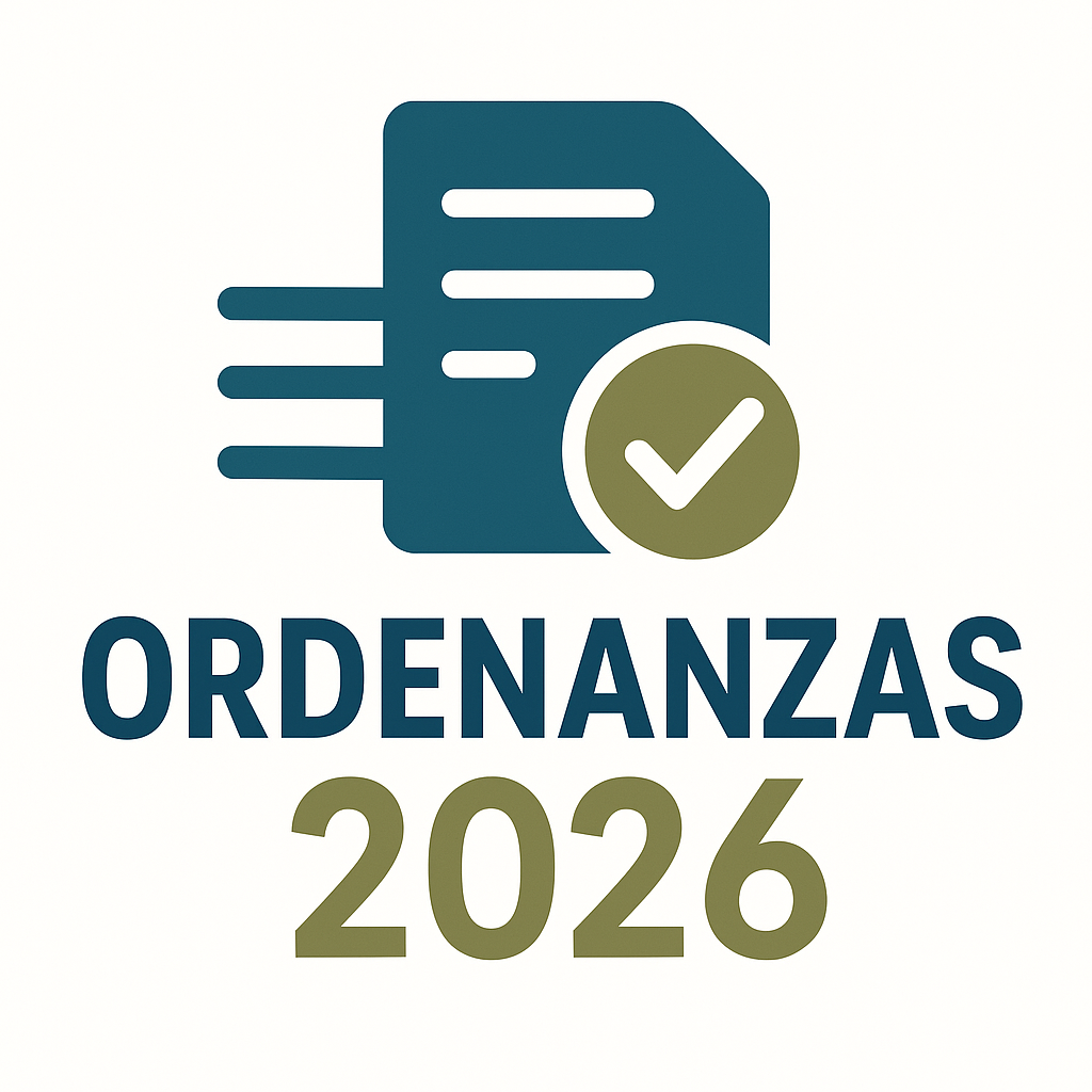                ORDENANZAS 2026